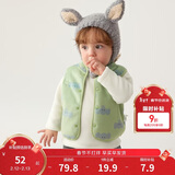 巴拉巴拉童装儿童马甲两面穿背心2025新款秋冬装羊羔绒上衣服男女宝宝衣服