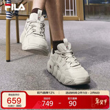 FILA 斐乐官方可颂鞋面包鞋2025秋男鞋厚底休闲老爹鞋