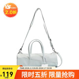 耐克（NIKE）男女单肩包 旅行包行李包桶包休闲包DQ5812-034 浅银