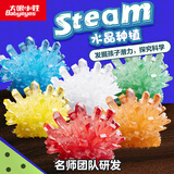 大眼小娃生长水晶种植科学小实验套装趣味手工diy制作儿童玩具男女孩礼物