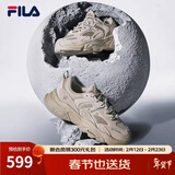 FILA斐乐女鞋跑步鞋火星二代复古老爹鞋运动鞋休闲慢跑鞋FILA MARS Ⅱ 驼丝锦-DO-F12W131116F 39