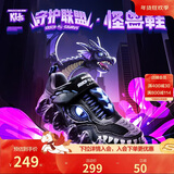 Skechers斯凯奇自营男中大童怪兽魔术贴闪灯男童运动鞋儿童跑步鞋400112L