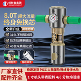 创新者前置过滤器全自动清洗大流量家用入户自来水反冲洗全屋铜中央净水机井水厨房地下水40微米净水器 【带压力表加厚防爆】4/6分通用PPR热熔接头