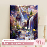 好久不见diy数字油画高难度填色画星河唯美治愈解压手绘油彩装饰画