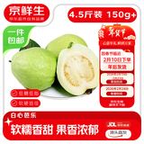 京鲜生广西白心芭乐 净重4.5斤单果150g起 番石榴 新鲜水果源头直发包邮