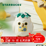 星巴克（Starbucks）杯子 假日海风系列陶瓷马克杯 桌面咖啡杯水杯男女士送礼礼物 动物造型温变款马克杯390ml