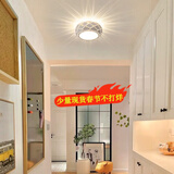 大观园（DGY） 走廊过道吸顶灯简约入户玄关灯具创意led阳台吸顶灯中山灯具O125 1665-暗装22*8cm-白光