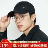 耐克NIKE运动配饰男女太阳帽棒球帽CLUB CAP速干帽子FB5372-010黑S/M
