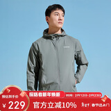 探路者（TOREAD）春夏男士户外防晒衣防泼水透气皮肤衣TAZZCL81309 灰湖绿 2XL 