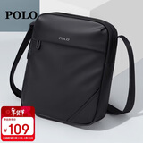POLO单肩包男士斜挎包轻便iPad包竖款手机包运动挎包单肩小包情人节