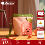 LeSportsac乐播诗新款包包女包化妆包可爱零钱包手拿包女情人节礼物 甜桃子