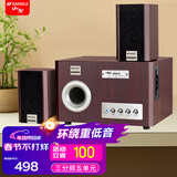 山水（SANSUI）81C无线蓝牙台式机笔记本电脑游戏竞技电竞音响电视K歌重低音炮音箱环绕立体声有源音箱 81C三分频五喇叭蓝牙音响