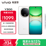 vivo Y300 8GB+256GB 瑞雪白 国家补贴 新一代超级扬声器 6500mAh超薄蓝海电池 超抗摔护眼直屏 AI手机