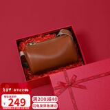 YUYULA牛皮包包女包斜挎包品牌洋气迷你单肩小包生日礼物轻奢送女友老婆