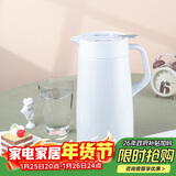 虎牌（TIGER）304不锈钢时尚简约桌面保温壶PWO-A16C-W 白色 1.6L