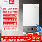 小松鼠（squirrel）壁挂炉天然气家用燃气壁挂炉暖气 采暖热水器 供暖热水两用 板换式地暖暖气片洗浴两用壁挂炉B15 24KW-B15+无线WIFI温控器