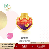 周生生 许愿瓶黄金转运珠 Charme浪漫奇缘足金串珠女 送闺蜜 单颗 红爱心93533C