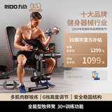 力动（RIDO）多功能哑铃凳卧推凳家用健身器材健身椅飞鸟凳TD50