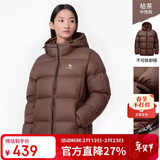 骆驼（CAMEL）【抱抱】冬季户外拒水羽绒服600蓬男女同款加厚连帽保暖面包服
