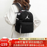 Jordan男女乔丹 聚酯纤维 书包背包 经典大Logo双肩包DV5304-010黑 均码