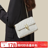 红蜻蜓（RED DRAGONFLY）包包女包牛皮金珠链单肩斜挎腋下包送女友老婆情人节新年生日礼物