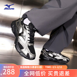 美津浓（MIZUNO）【SPEED 2K】千禧复古运动鞋男女缓震舒适透气跑步鞋 08/黑马 40 (255mm)