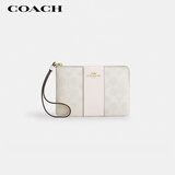 蔻驰（COACH）【品牌直供】女士CORNER迷你手提手腕包白CW854礼物送女友次日达