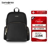 新秀丽（Samsonite）通勤女士双肩包13英寸电脑包TW2黑色小号新年情人节礼物送女友