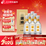 今世缘国缘淡雅 幽雅醇厚型白酒 42度500mL*6瓶 整箱装 年货送礼