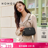 红谷女士包包斜挎包菱格链条包牛皮单肩包流苏小包 情人节送女友