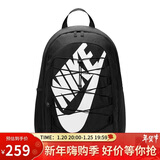 耐克（NIKE）男女双肩包背包 大容量旅行包电脑书包休闲包DV1296-010 黑白