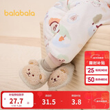 巴拉巴拉balaOne宝宝地板袜防滑点胶冬加绒婴幼儿保暖袜学步209425172203