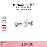 潘多拉（PANDORA）[新年礼物]璀璨手绘爱心耳钉925银小巧简约时尚礼物