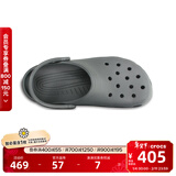 卡骆驰（CROCS）檀健次同款经典洞洞鞋轻便百搭男沙滩鞋包头拖鞋10001 石板灰-0DA 43 (270mm)