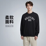 耐克（NIKE）男运动服秋季套头卫衣时尚百搭DX0026-010黑色XL