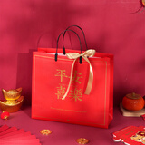 TaTanice 元旦新年礼品袋无纺布手提袋礼物包装袋过年喜庆结婚庆伴手礼袋