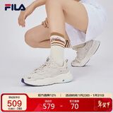 FILA 斐乐女鞋火星1代老爹鞋2025年复古跑步鞋回弹厚底运动鞋