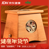 绿源堂艾灸熏盒单孔艾灸盒木质艾炙罐艾条熏蒸器全身用竹制中医院同款