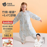 贝肽斯儿童睡袋暖姜恒温分腿睡袋宝宝防踢被中大童睡衣双层 弗里德2XL