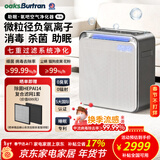oaksBurtran千橡百川负氧离子空气净化器0臭氧HEPA14除甲醛杀菌消毒除异味卧室静音助眠负离子净化器 A32