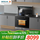 森歌（SENG） 集成灶 T3BZ集成蒸箱一体厨房侧吸抽油烟机灶具燃气灶套装 单蒸箱款 【线下同款】 双向排烟 液化气20Y