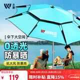 沃鼎钓鱼伞2025新款防晒不锈钢大钓伞加固加厚户外露营遮阳雨伞沙滩伞