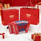 NEW CLASSIC TOYS儿童手风琴初学乐器玩具 早教音乐启蒙玩具可弹奏男女孩生日礼物 精美定制礼盒【小号手风琴】 荷兰品牌 3-6岁益智玩具 儿童节日礼物