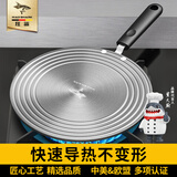 MAD SHARK导热板煤气灶导热盘德国家用解冻盘珐琅锅防烧黑导热片 带手柄+直径24CM+厚度3mm