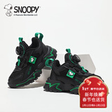 SNOOPY史努比童鞋儿童轻便运动鞋男女童学生秋季百搭休闲鞋3813黑色30