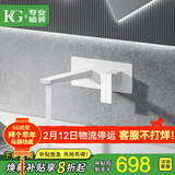 KG暗装龙头全铜入墙嵌入式冷热水预埋隐藏式暗藏式洗手盆面盆水龙头 【电泳白】A款一体式入墙龙头KF1