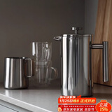 TEOTM 304咖啡法压壶手冲便携双层不锈钢咖啡法式保温滤压家用冲茶打奶