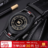 马莎兰缇(MashaLanti)男士皮带鳄鱼纹头层牛皮腰带自动扣裤带父亲节生日礼物实用送爸爸男朋友老公