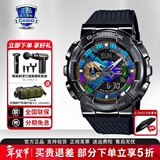 卡西欧（CASIO）学生男表黑金GSHOCK双显运动防水腕表送男友石英手表七夕新年礼物 GM-110B-1AP【男神同款】
