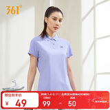 361°短袖女春夏季运动t恤速干衣polo衫跑步健身休闲瑜伽662424130H-6